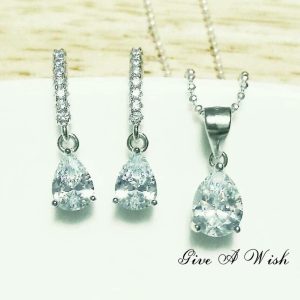 Drop Water Diamond Set