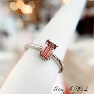 Pink Tourmaline Ring